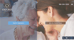 Desktop Screenshot of oxfordseniorliving.com